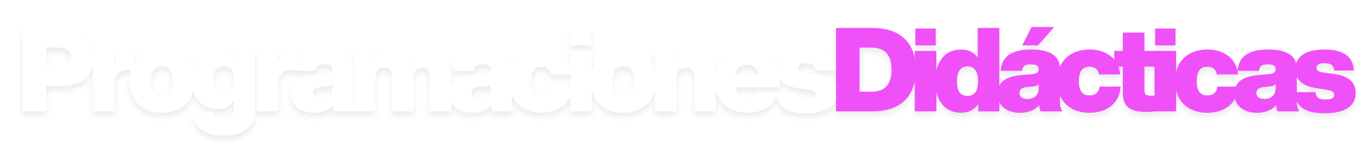 Programaciones Didácticas